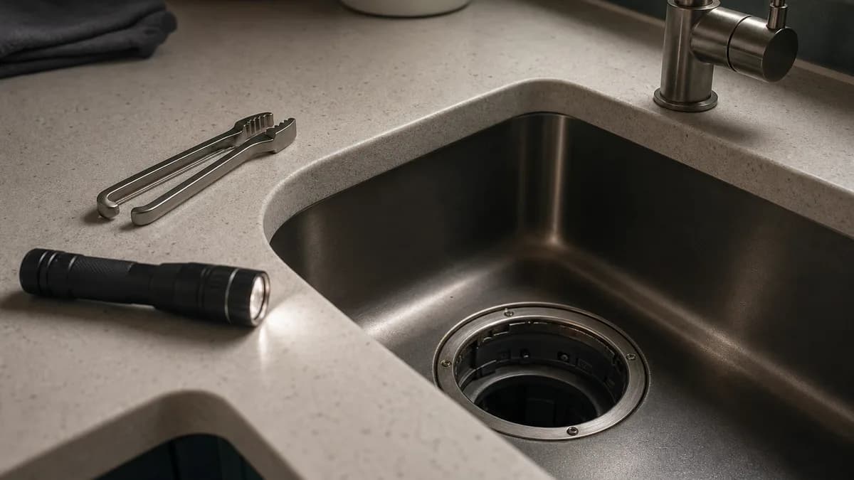 Cover image for Three Ways to Retrieve Objects from a Waste Disposal Unit