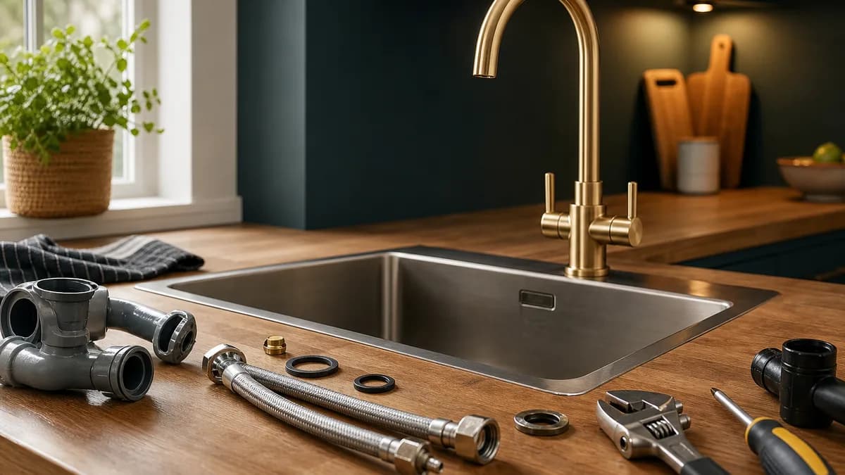 Cover image for Kitchen Sink Installation: Plumbing Steps That Matter