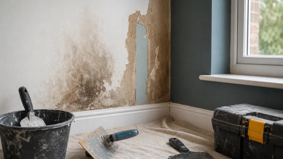 Cover image for Repairing a Wall After Water Damage