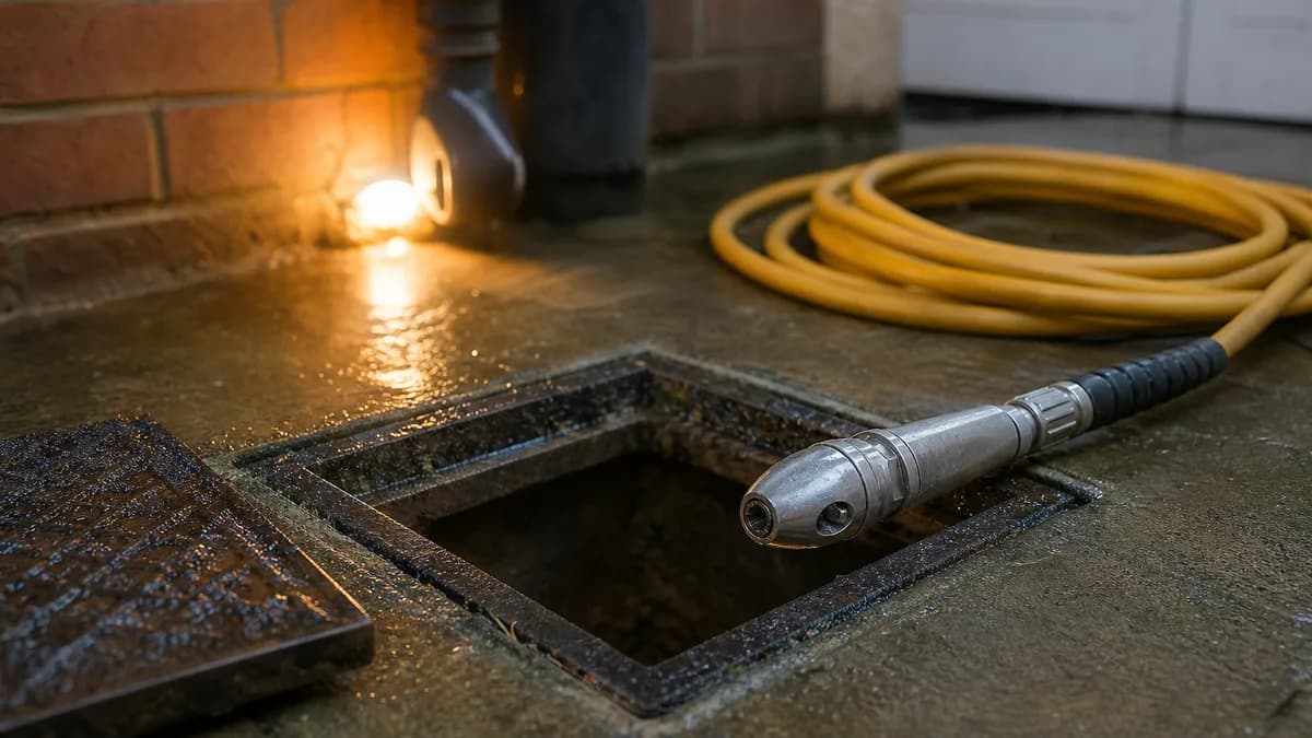 Cover image for When High-Pressure Water Jetting Is the Right Drain Solution